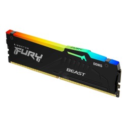 Pamięć DDR5 Kingston FURY Beast RGB 32GB (1x32GB) 5600MHz CL… | PartsPC.pl