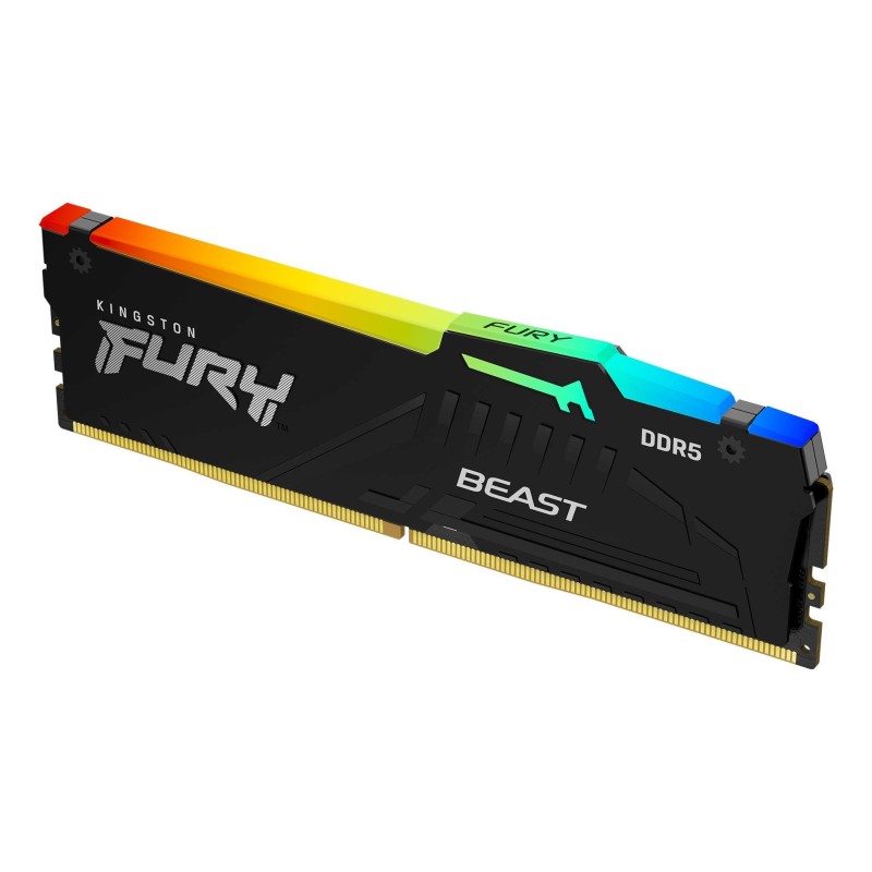 Pamięć DDR5 Kingston FURY Beast RGB 32GB (1x32GB) 5600MHz CL… | PartsPC.pl