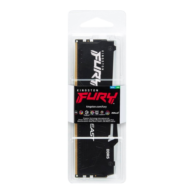 Pamięć DDR5 Kingston FURY Beast RGB 32GB (1x32GB) 5600MHz CL… | PartsPC.pl