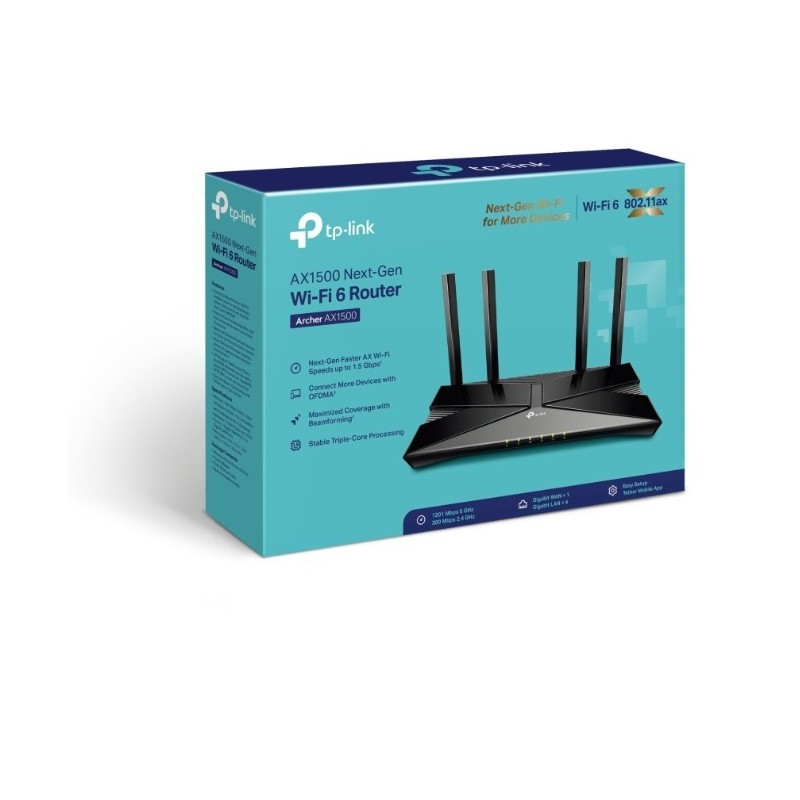 Router Archer AX1500 4LAN WiFi AX1500 | PartsPC.pl