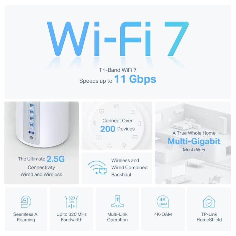 Router Deco BE65(1-pack) System WiFi 7 | PartsPC.pl