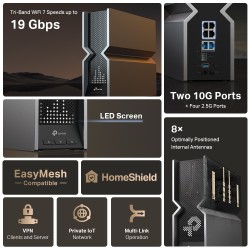 Archer BE800 Router WiFi 7 BE19000 | PartsPC.pl