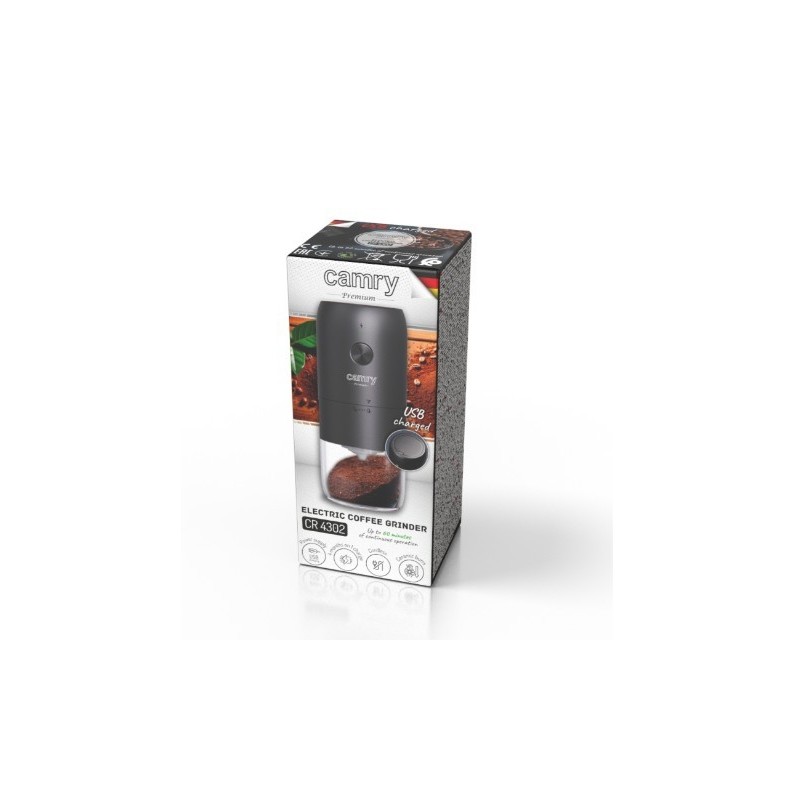 Młynek do kawy bezprzewodowy USB CR 4302 | PartsPC.pl
