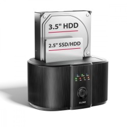 ADSA-SC Stacja dokująca, USB 3.2 Gen 1 - 2x SATA 6G 2.5"/3.5… | PartsPC.pl