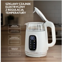 Czajnik 1,7l LED regulacją temperatury AD 1305WS | PartsPC.pl