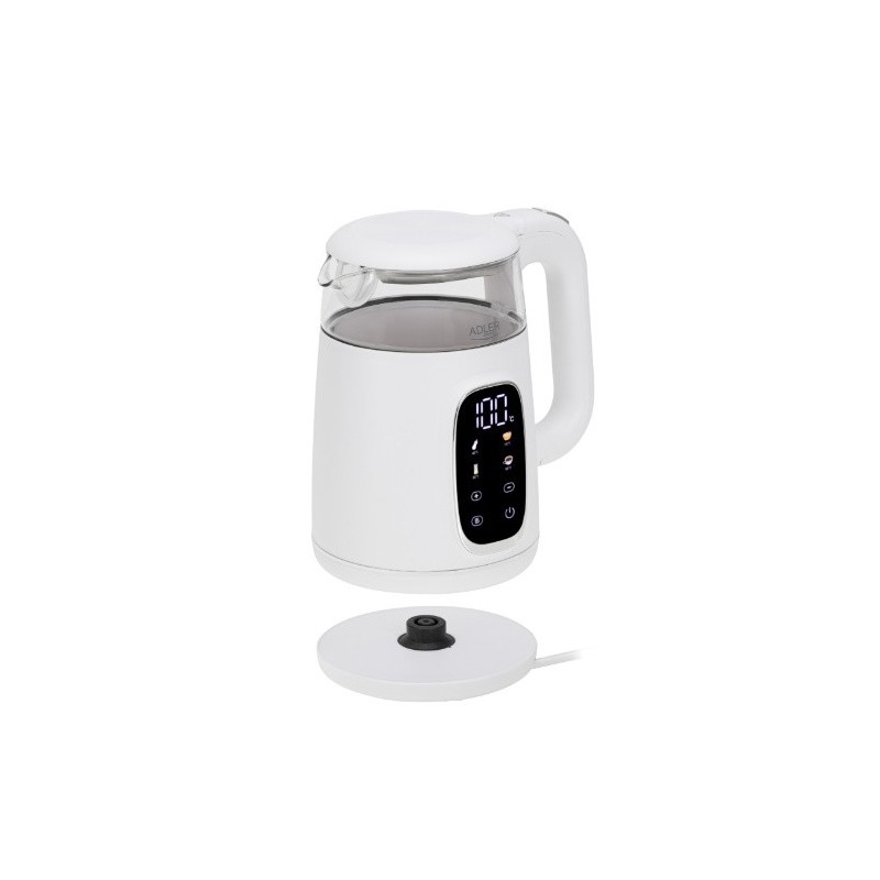 Czajnik 1,7l LED regulacją temperatury AD 1305WS | PartsPC.pl