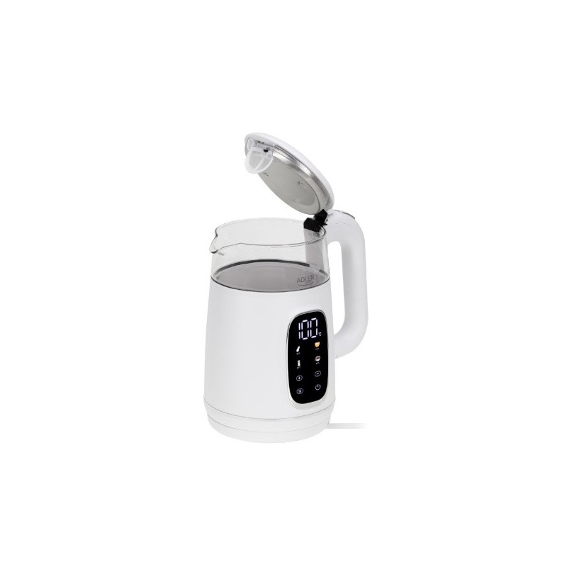 Czajnik 1,7l LED regulacją temperatury AD 1305WS | PartsPC.pl