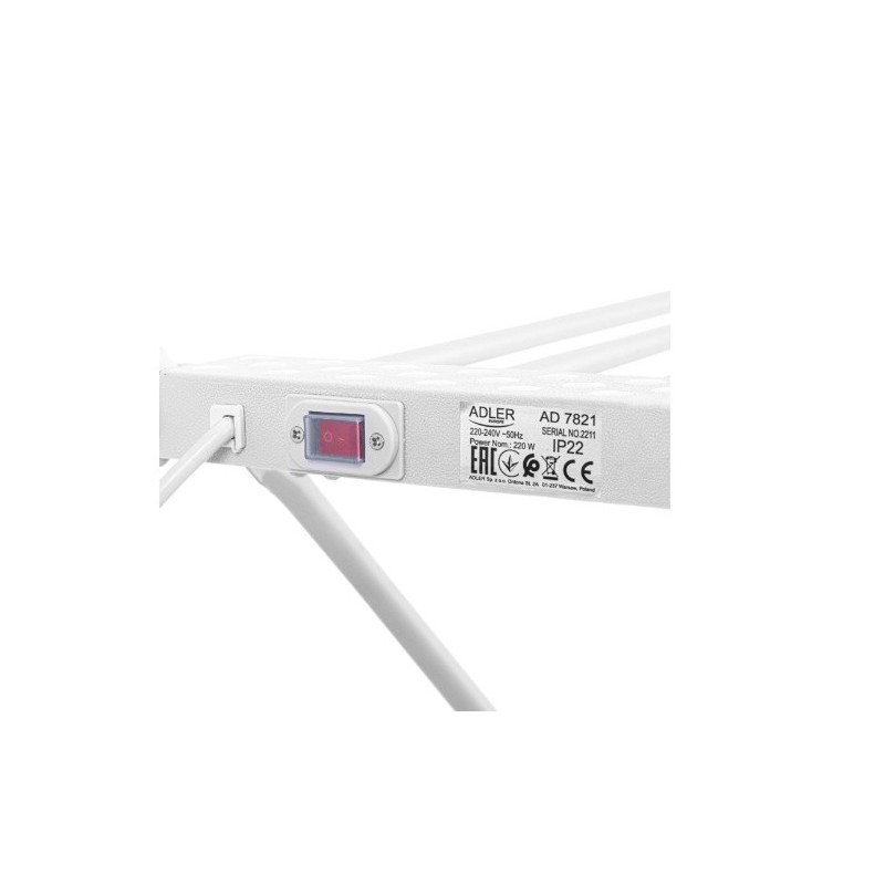 Elektryczna składana suszarka do ubrań AD 7821 | PartsPC.pl