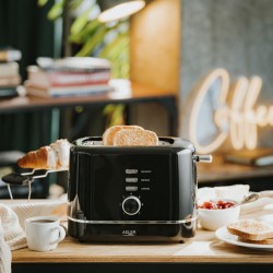Toster z rusztem do bułek AD 3224B czarny | PartsPC.pl