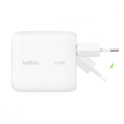 Ładowarka 100W GaN składana wtyczka 1xUSB-C | PartsPC.pl