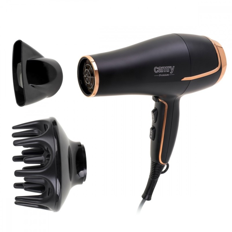 Suszarka do włosów 2200W+dyfuzor CR 2255 | PartsPC.pl
