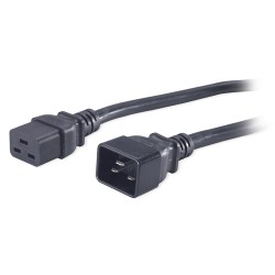 Kabel zasilający 20A o długości 2m C19 na C20 | PartsPC.pl