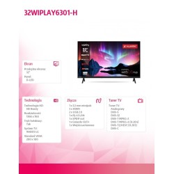 Allview Telewizor LED 32 cale 32WIPLAY6301-H | PartsPC.pl