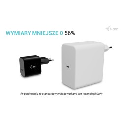 Ładowarka 65W USB-C GaN Charger PD 65W czarna | PartsPC.pl