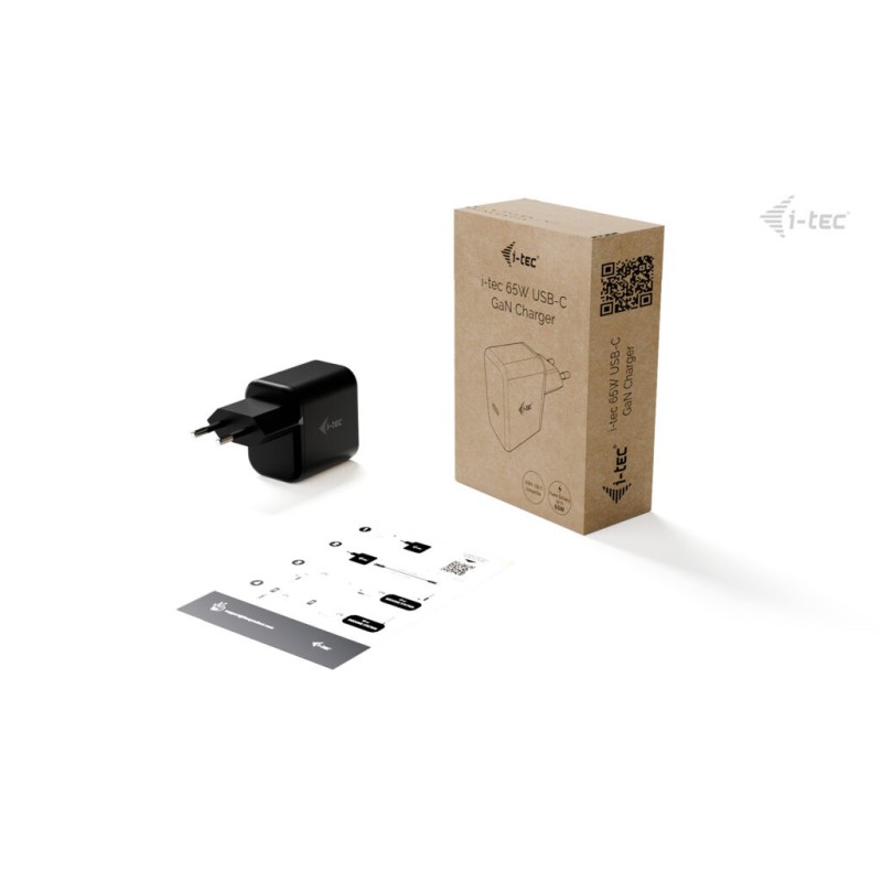 Ładowarka 65W USB-C GaN Charger PD 65W czarna | PartsPC.pl