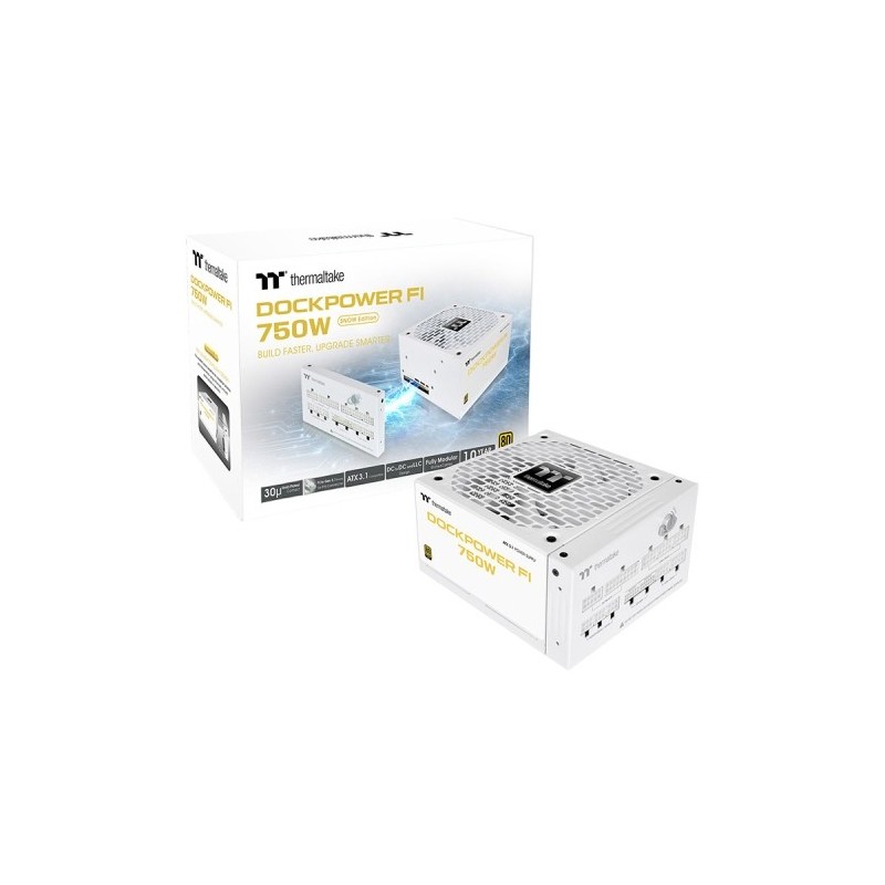 Zasilacz - Dockpower FI 750W Gold modular ATX3.1 Gen5 Snow | PartsPC.pl