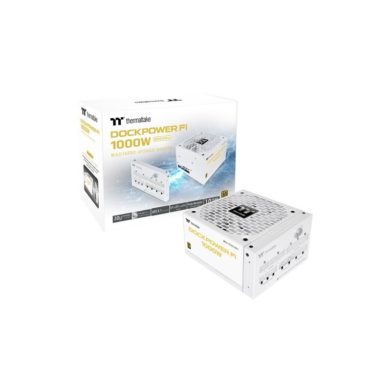 Zasilacz - Dockpower FI 1000W Gold modular ATX3.1 Gen5 Snow | PartsPC.pl
