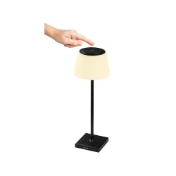 Lampka stołowa Pluto czarna | PartsPC.pl