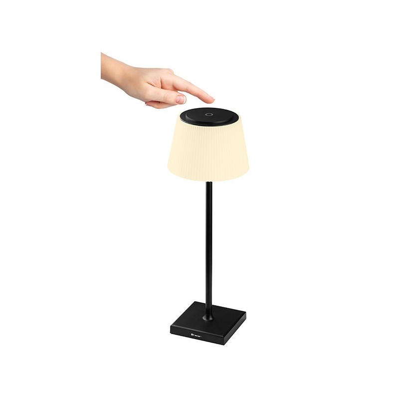 Lampka stołowa Pluto czarna | PartsPC.pl