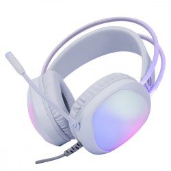 Słuchawki nauszne LUMI 40 wired białe | PartsPC.pl