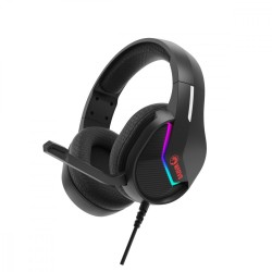 Słuchawki TACTIC 40 RGB mikrofon wired czarne | PartsPC.pl