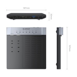 Orico Stacja klonująca na 3 dyski, M.2 NVMe, M.2 SATA, SATA … | PartsPC.pl