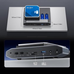 Orico Stacja klonująca na 3 dyski, M.2 NVMe, M.2 SATA, SATA … | PartsPC.pl