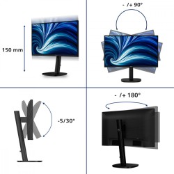 Monitor 24B2N3200A IPS 23.8 cala 120Hz HDMI DP Pivot Głośnik… | PartsPC.pl