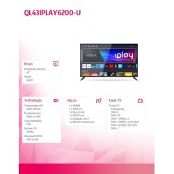 Allview Telewizor QLED 43 cale QL43IPLAY6200-U | PartsPC.pl