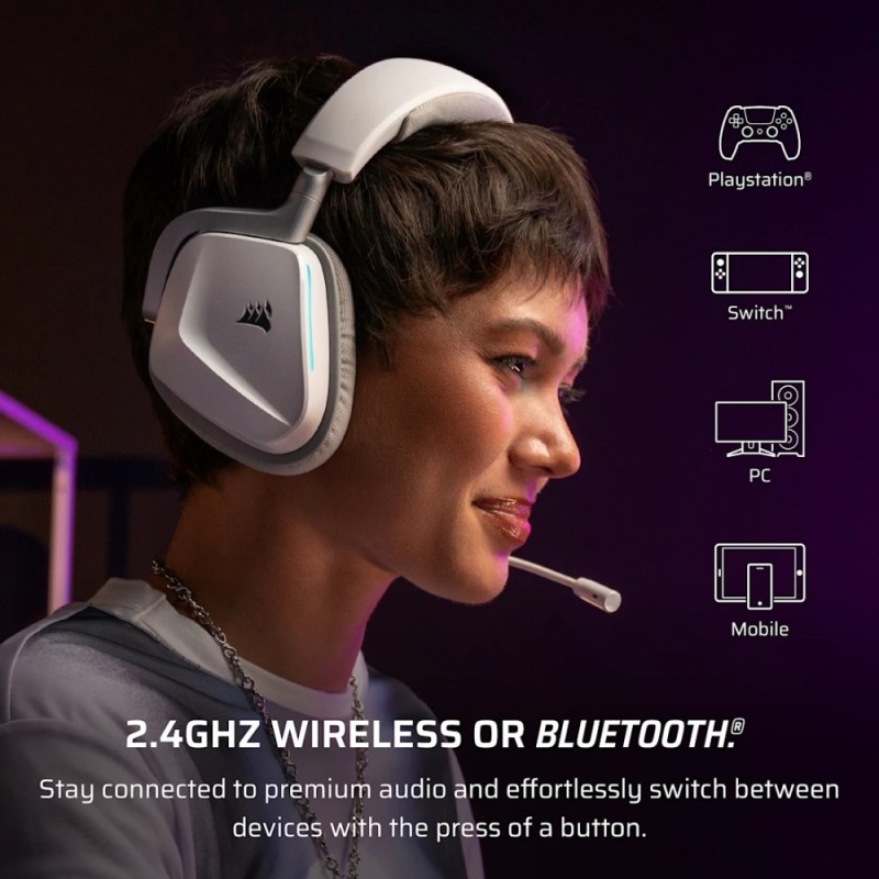 Słuchawki bezprzewodowe Void Wireless v2 Playstation białe | PartsPC.pl