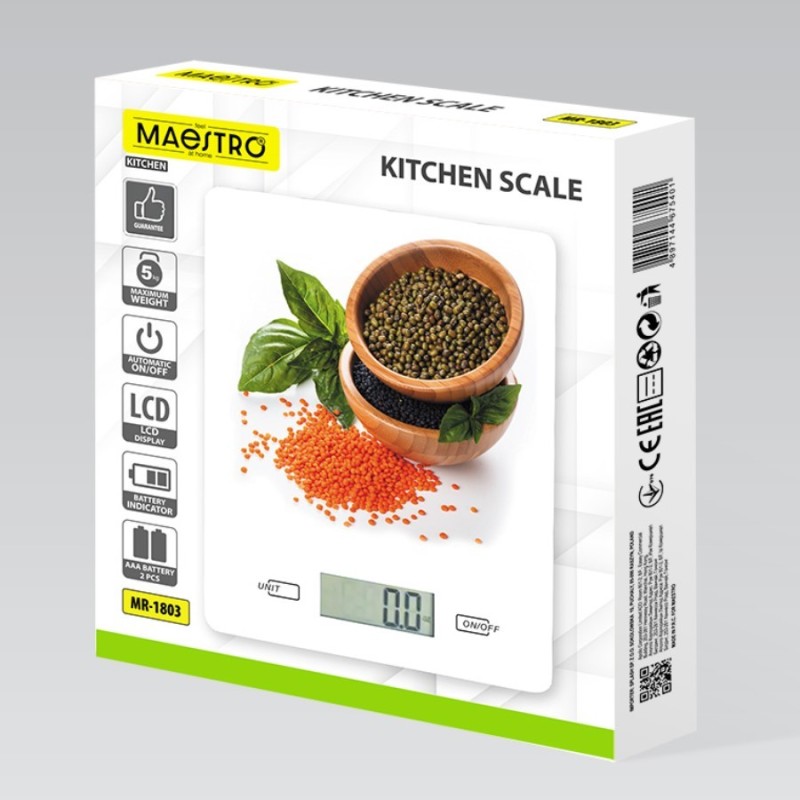 Waga kuchenna szklana "SPICES" MR-1803-NEW | PartsPC.pl