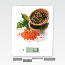 Waga kuchenna szklana "SPICES" MR-1803-NEW | PartsPC.pl