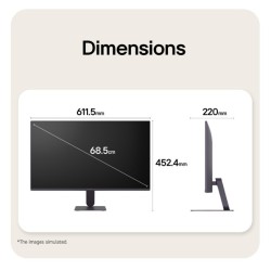 Monitor gamingowy 27G411B-B 27 cali FHD UltraGear | PartsPC.pl