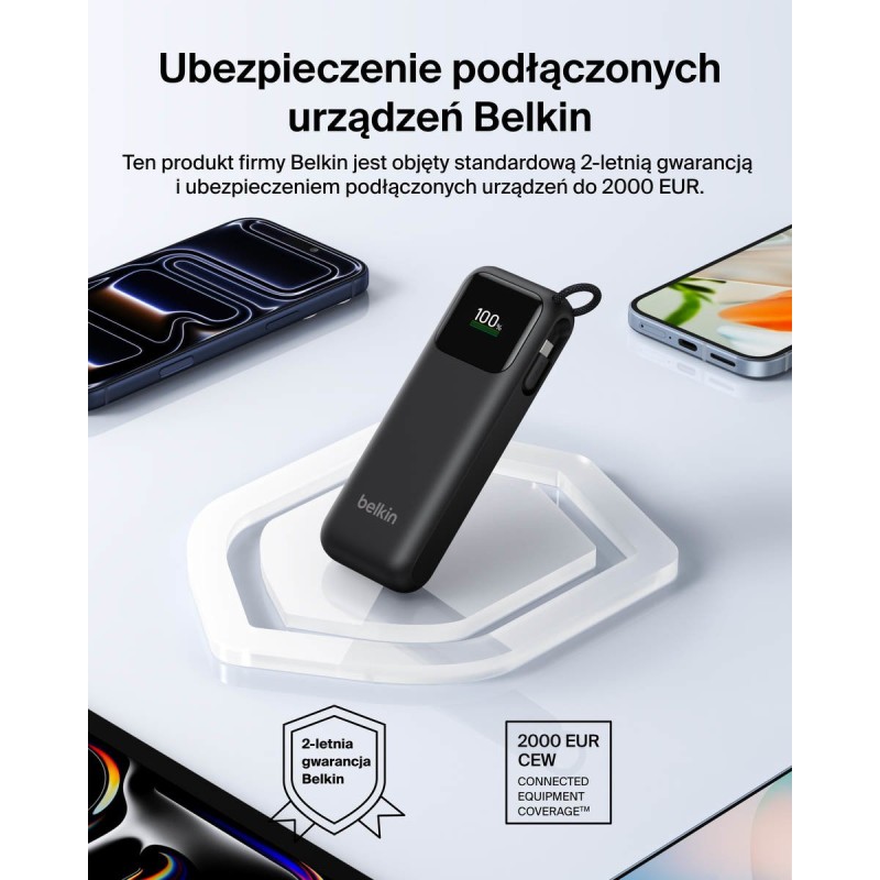 Belkin BPB041HQBK UltraCharge Powerbank 11 000 mAh z wysuwan… | PartsPC.pl