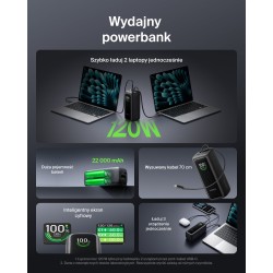 Belkin BPB042HQBK UltraCharge Powerbank 22 000 mAh z wysuwan… | PartsPC.pl