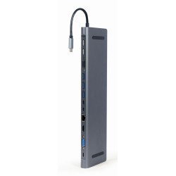 Hub USB-C HDMI GbE 3xUSB 3.1 2xUSB 2.0 2xUSB-C USB-C PD Card… | PartsPC.pl