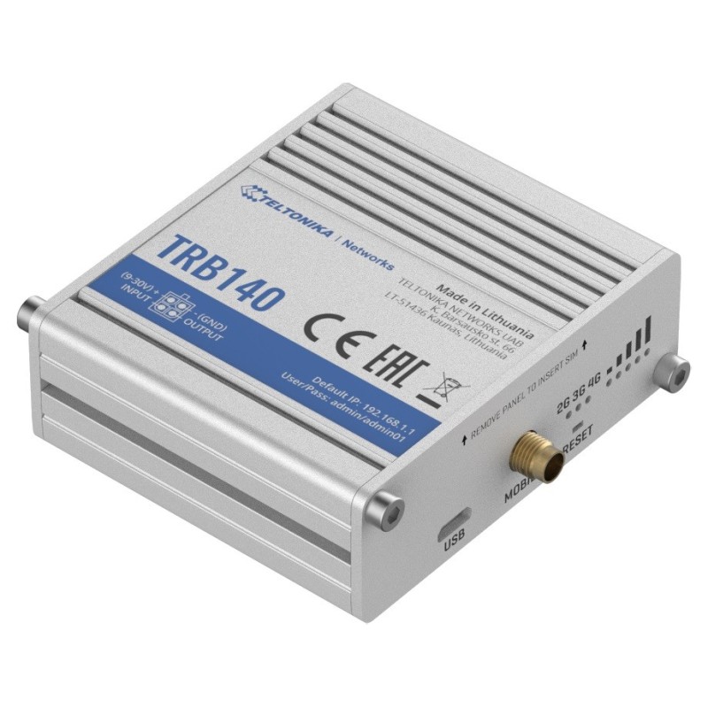 Bramka LTE TRB140 (Cat 4), 3G, 2G, PoE, USB | PartsPC.pl