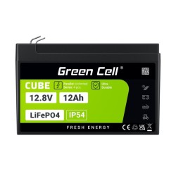 Akumulator CUBE LiFePO4 12Ah 12V/12.8V 153.6Wh | PartsPC.pl