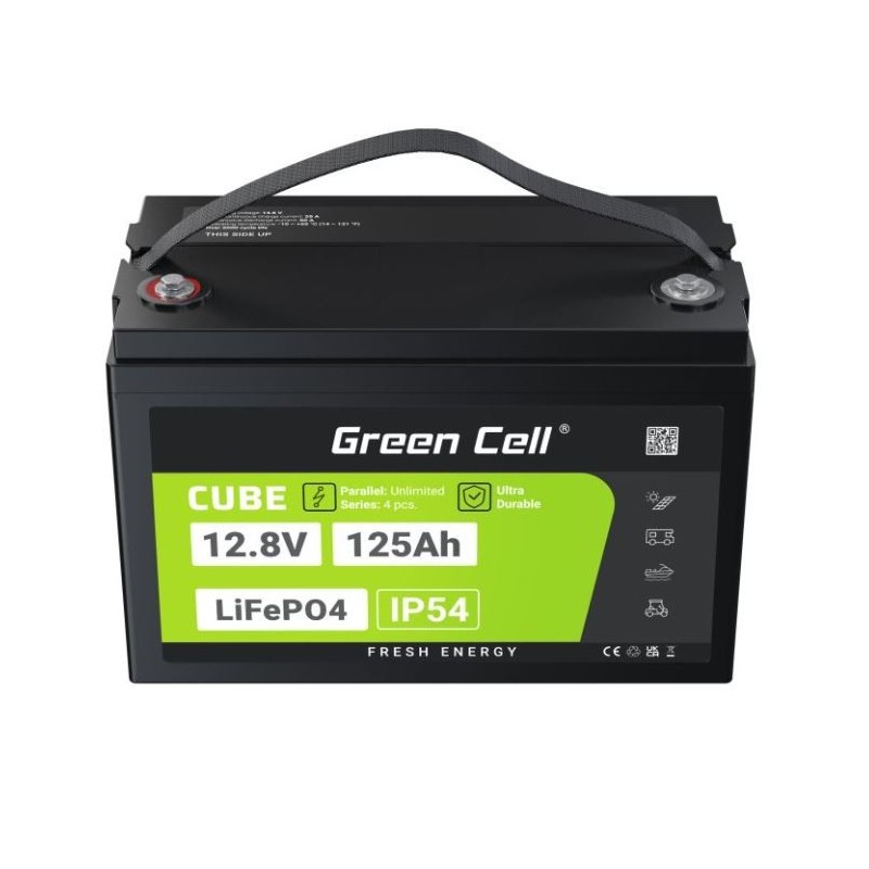 Akumulator LiFePO4 125Ah 12V/12.8V 1600Wh | PartsPC.pl