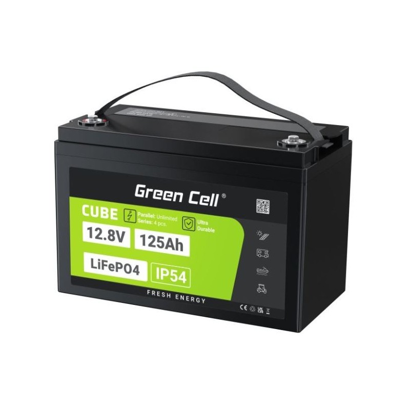 Akumulator LiFePO4 125Ah 12V/12.8V 1600Wh | PartsPC.pl