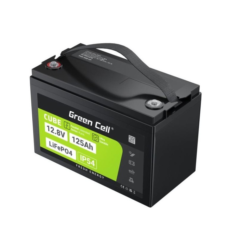 Akumulator LiFePO4 125Ah 12V/12.8V 1600Wh | PartsPC.pl