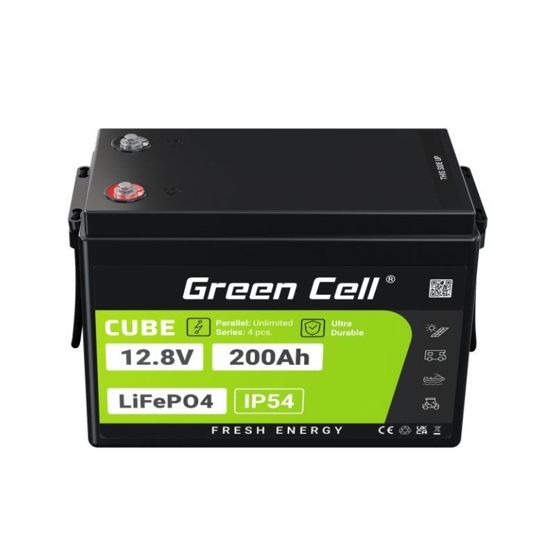 Akumulator LiFePO4 200Ah 12V/12.8V 2560Wh | PartsPC.pl