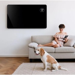 Grzejnik elektryczny na podczerwień czarny MUG-23 | PartsPC.pl