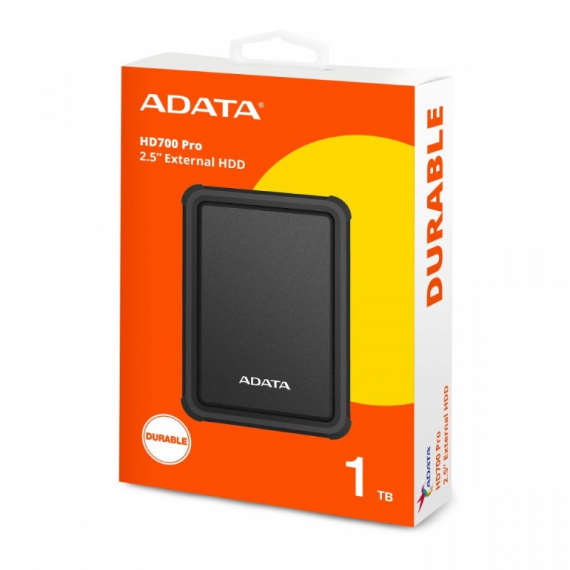 Dysk twardy Durable HD700 Pro 1TB USB3.2 czarny | PartsPC.pl