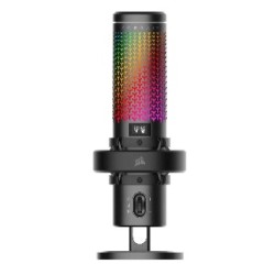 Mikrofon gamingowy pojemnościowy USB VOXARA czarny | PartsPC.pl