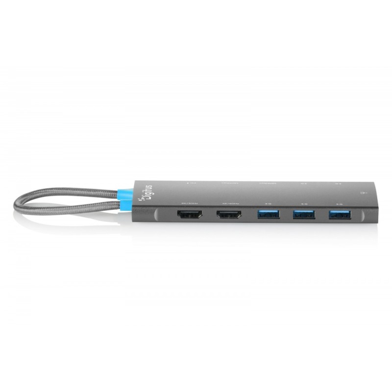 Stacja dokująca USB-C 11-portowa, HDMI 8K/30Hz + HDMI 4K/60H… | PartsPC.pl