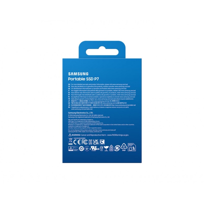 Dysk SSD Portable P7 1TB USB4.0 GEN 3x2 MU-PF1T0G/WW | PartsPC.pl