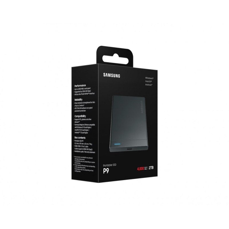 Dysk SSD Portable P9 2TB USB4.0 GEN 3x2 MU-PJ2T0G/WW | PartsPC.pl