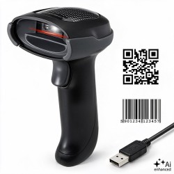 Czytnik kodów kreskowych 1D 2D | QR | EAN | USB | PartsPC.pl