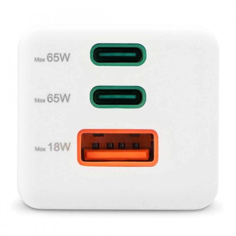Ładowarka sieciowa 65W Gan PD/QC | PartsPC.pl